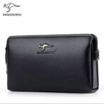 Men Clutch Bag Leather Long Purse Password Money Bag/ S3070